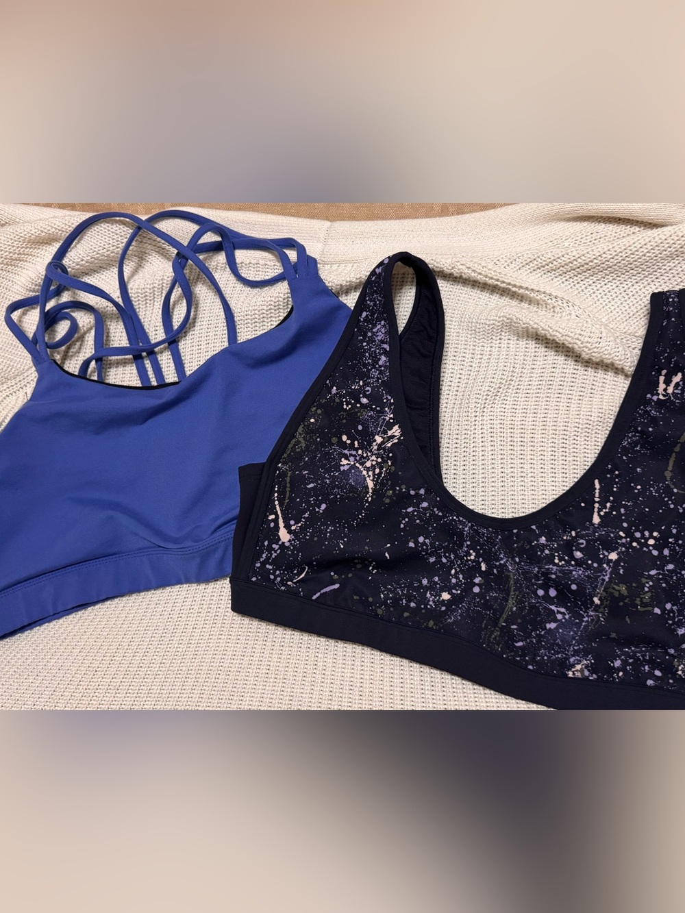 Lot of 2 Gap Fit Sports Bras, size L, used but in *like new* condition.